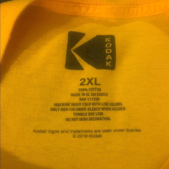 Gently Used Kodak long sleeve t-shirt Size XXL - Picture 2 of 9